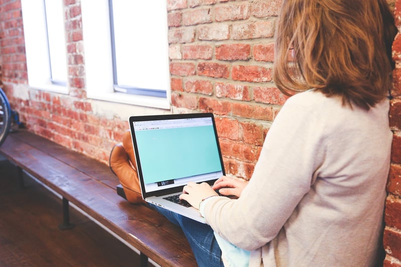 Businesswoman with Certifications